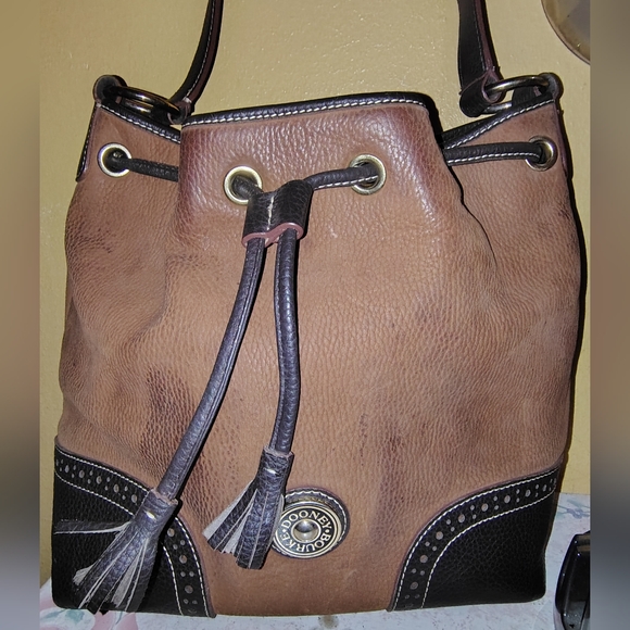 Vintage Dooney & Bourke Nubuk Drawstring Bag - Picture 3 of 10